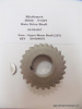 Hobart M802-V1401 Main Drive Shaft 00-024207 Upper Worm Shaft Gear (25T)  With Key 64670 New